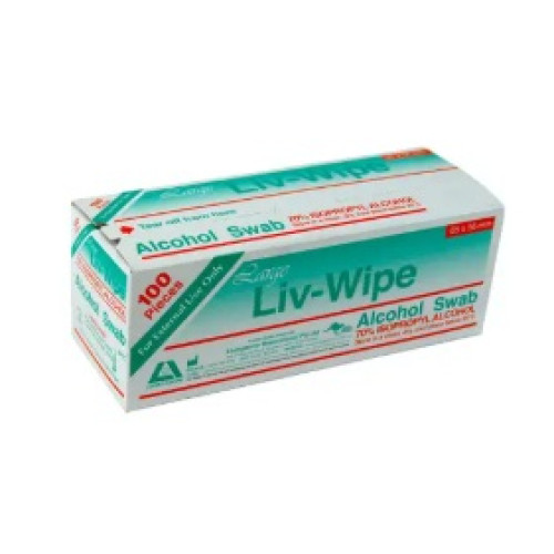 Alcohol Wipes Livingstone Liv Wipes