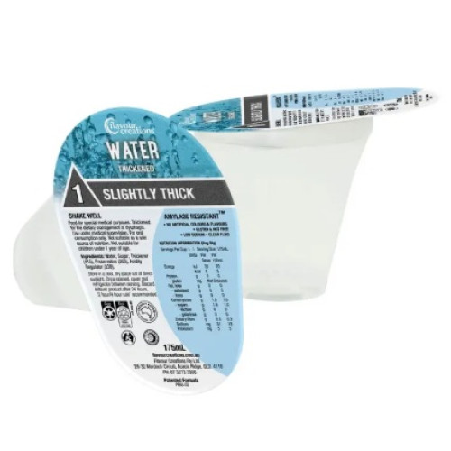 Flavour Creations Watermelon IDDSI Level 1 Slightly Thick 175ml Thickened Water - Dysphagia Cup