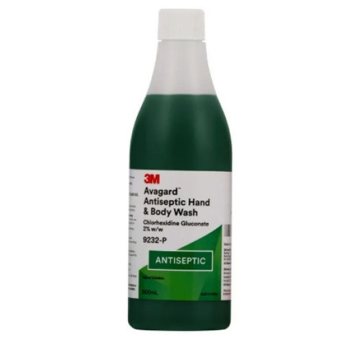 Avagard Antiseptic Hand & Body Wash 500ml 2% Chlorhexidine
