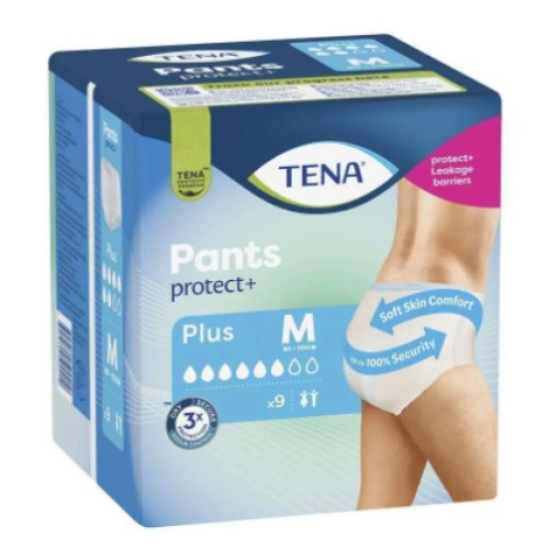 TENA Pants Protect+ Plus M Medium 9 Pack