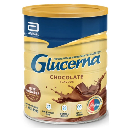 Glucerna Chocolate Flavour Diabetic Milk Powder 850g
