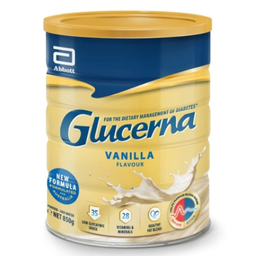 Glucerna Vanilla Flavour Diabetic Milk Powder 850g