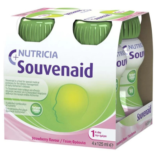 Souvenaid Strawberry 4 × 125 mL per pack