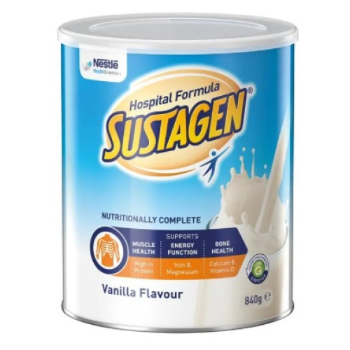 Sustagen Hospital Formula Nutritional Supplement Vanilla Flavour 840g