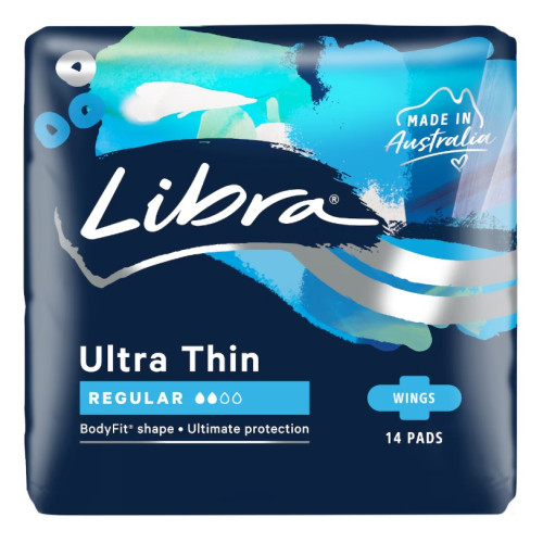 Libra Ultra Thins Pads Wings Regular 14 pack
