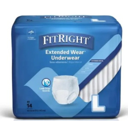 Fitright Extended Wear Underwear Large Waist 102-142cm 1463ml