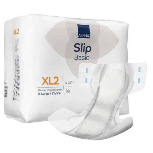 Abena Slip Basic Bladder Protection Briefs Extra Large XL2 3300ml 110–170cm