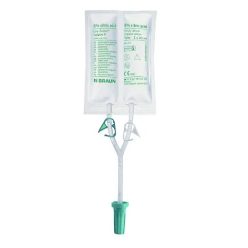 B.Braun Uro Tainer Twin Solution R 2 X 30ml 6% Citric Acid