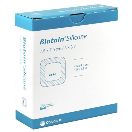 Biatain Silicone Foam 7.5cmx7.5cm
