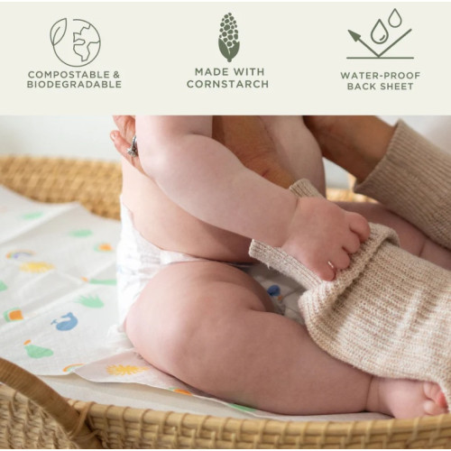 Tooshies Biodegradable Change Mats 48x68cm 10pcs Tooshies Biodegradable Change Mats 48x68cm 10pcs