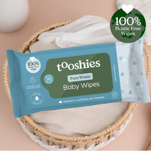 Tooshies Pure Water Wipes 70pcs
