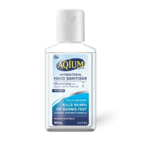 Aqium Antibacterial Hand Sanitiser 60ml