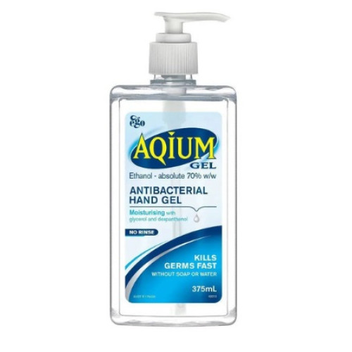 Aqium Antibacterial Hand Gel 375ml