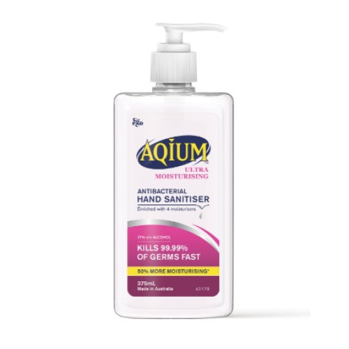 Aqium Ultra Antibacterial Hand Sanitiser 375ml
