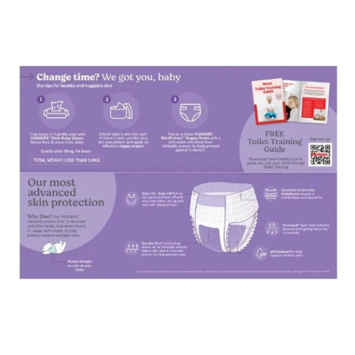 Huggies Skin Protect Nappy Pants Size6 15+kg Unisex 42pcs