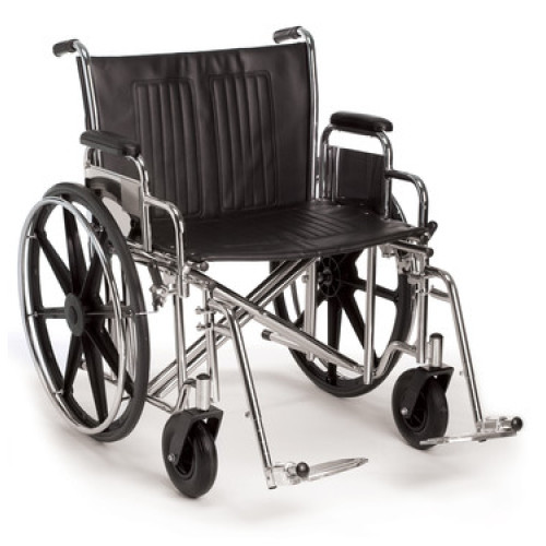Breezy EC SP Steel Bariatric Self Propelling Wheelchair Reinforced Steel 22"
