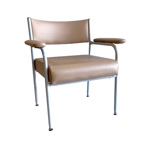 Chair Utility Low Back Deluxe Wide Bariatric Beige