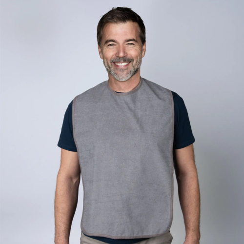 Staydry Clothing Protector Waterproof Terry Loop Grey