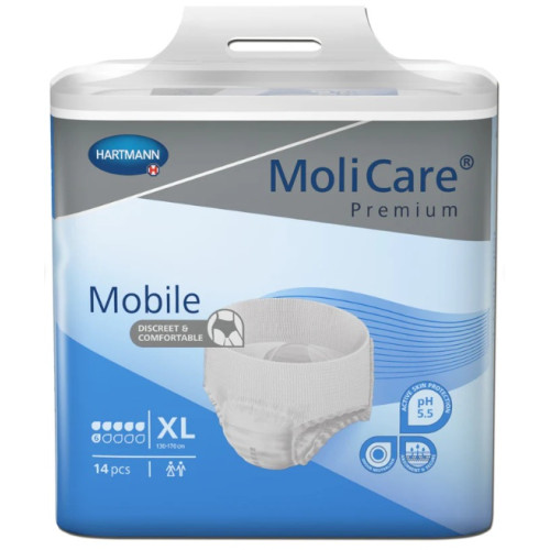 MoliCare premium Mobile 6 Drops Pull-up Pants Extra Large XL 130-170cm 2140ml