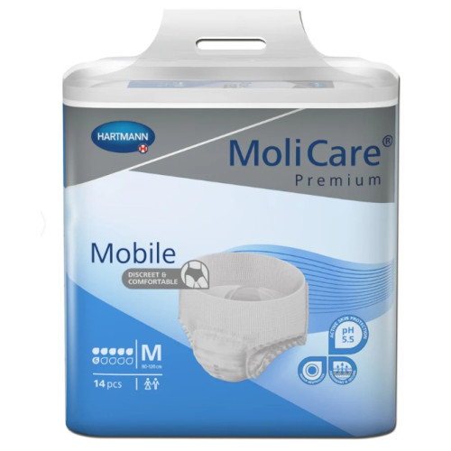 MoliCare premium Mobile 6 Drops Pull-up Pants Medium M 80-120cm 1662ml