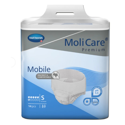 MoliCare premium Mobile 6 Drops Pull-up Pants Small S 60-90cm 1475ml