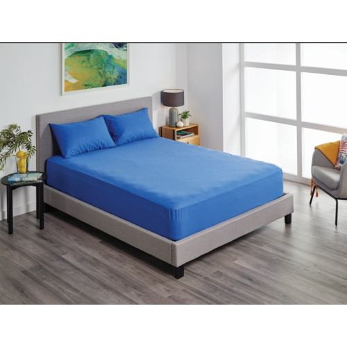 Protect-A-Bed Fusion Tencel Waterproof Pillowcases Cobalt Standard 48x73cm 190ml