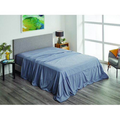 Protect-A-Bed Fusion Tencel Waterproof Flat Sheet Charcoal Double 228x254cm 2900 ml