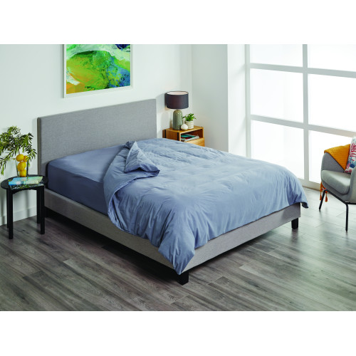 Protect-A-Bed Fusion Tencel Fitted Waterproof Quilt Cover Charcoal Double 180x210cm 2080ml
