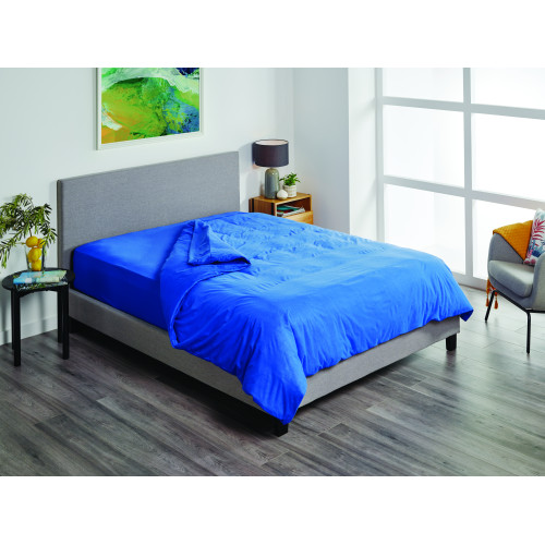Protect-A-Bed Fusion Tencel Fitted Waterproof Quilt Cover Cobalt Double 180x210cm 2080ml