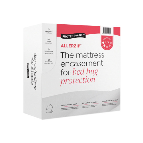 Protect-A-Bed Allerzip Mattress Protectors Double 138x188cm 20-40cm 800 ml