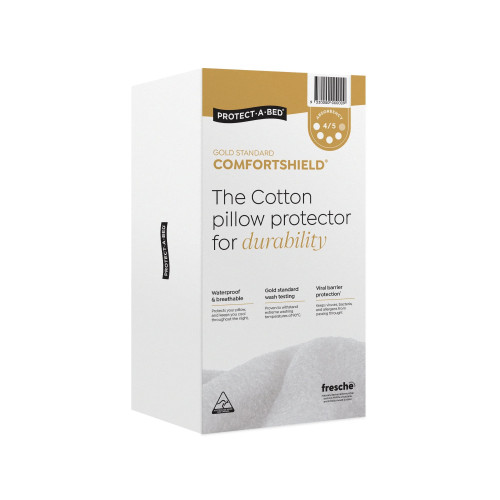 Protect-A-Bed Comfortshield Gold Waterproof Pillow Protectors Standard 48x73 500ml
