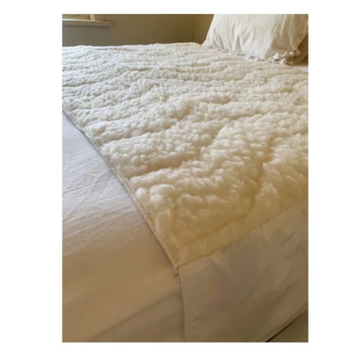 Staydry Absorbent & Waterproof Wool Topper Bed Pad King Single