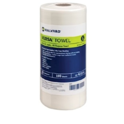 Halyard Versa Towel Roll Small 24.5cmx41.5cm 100 Sheets per Roll