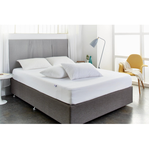 Protect-A-Bed Comfortshield Deluxe Cotton Terry Fitted Waterproof Sleep Pillow Protectors Standard 48x73cm 200ml