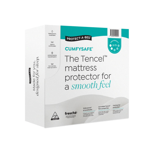 Protect-A-Bed Cumfysafe Mattress Protector King Single 107x204cm 20-50cm 600ml