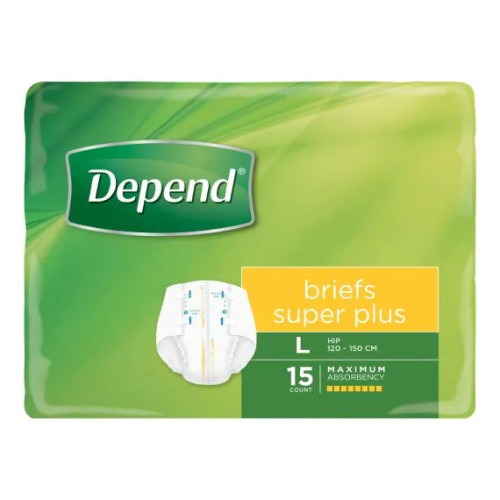 DEPEND Briefs Super Plus Large 120-150cm 4300ml