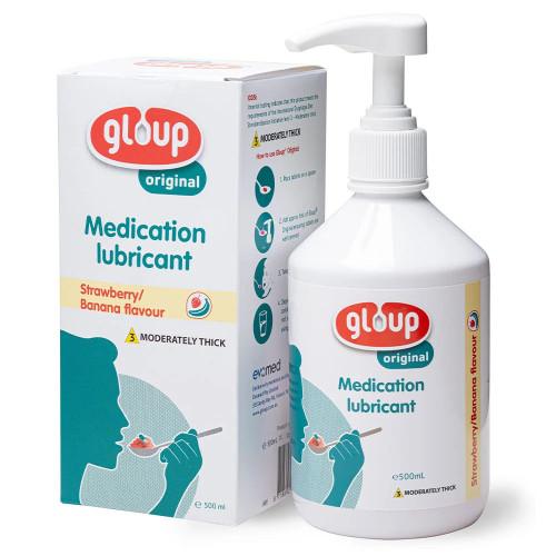 Gloup Original Medication Lubricant Strawberry Banana Flavour 500ml