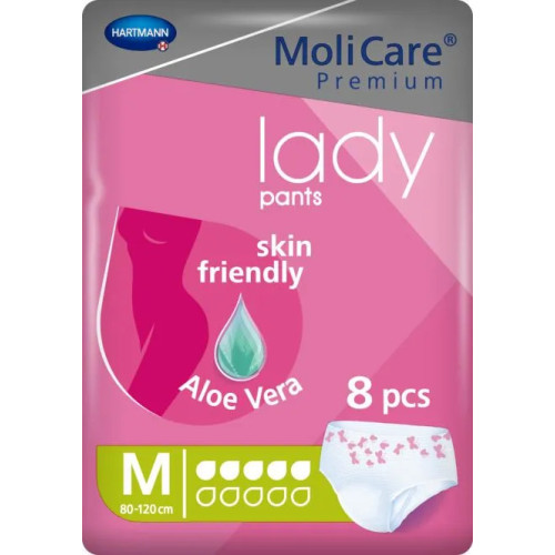 MoliCare Premium Lady Pants 5 Drops Medium M 80-120cm 843ml 8pcs