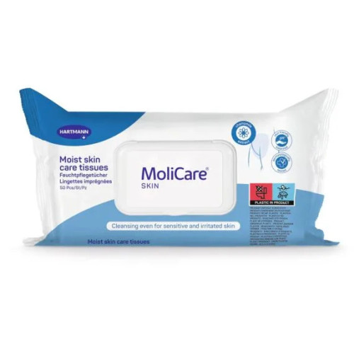 MoliCare Moist Skin Care Tissues 20x30cm 50pcs MoliCare Moist Skin Care Tissues 20x30cm 50pcs