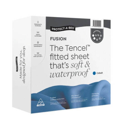Protect-A-Bed Fusion Tencel Fitted Cobalt King