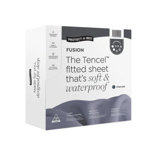 Protect-A-Bed Fusion Tencel Fitted Charcoal King