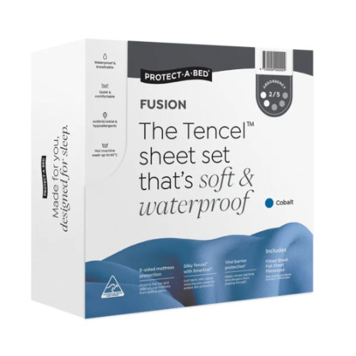 Protect-A-Bed Fusion Tencel Cobalt Set King