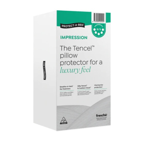 Protect-A-Bed Impression Jacquard Waterproof Pillow Protectors Standard