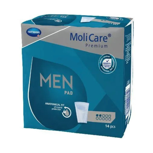 MoliCare Premium Men Pads 2 Drops 260x145mm 330ml