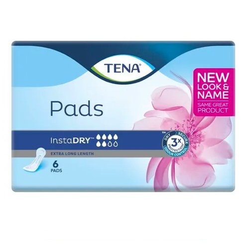 Tena Pads Instadry Extra Long 377x126mm 560ml