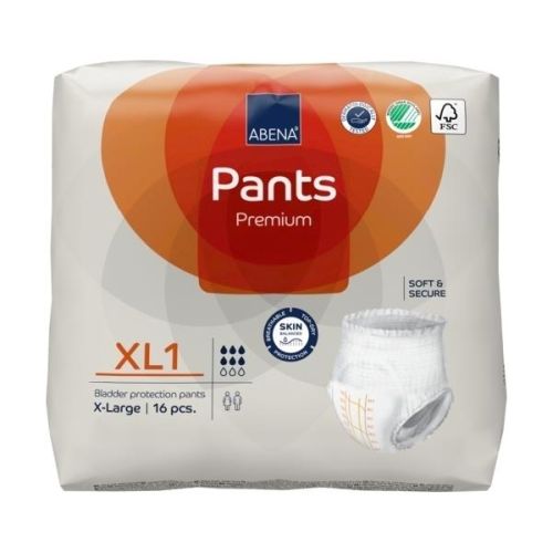Abena Pants Premium XL1 Orange 1400ml 130-170cm