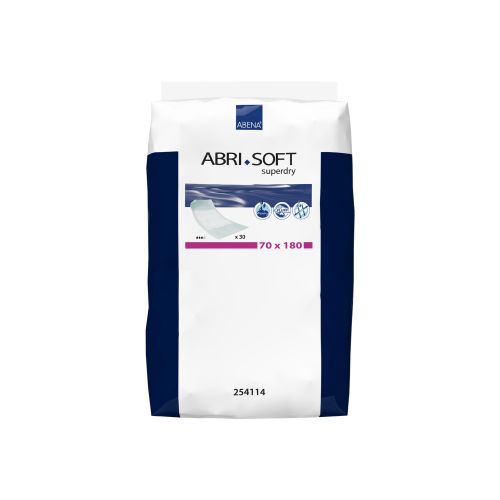 Abri Soft Superdry Bed Protector With Flaps Large 70 x 180cm 1750ml