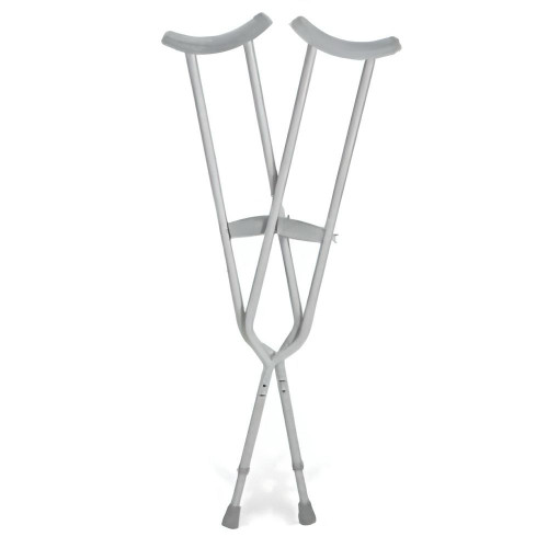 Crutches Underarm pr Adult Bariatric Powder Coated