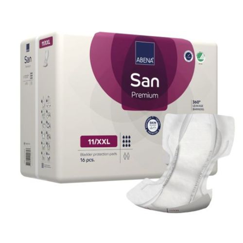 Abena San 11 Bariatric 2XL Plum/Purple 3400ml 16pads/pk 84x46cm