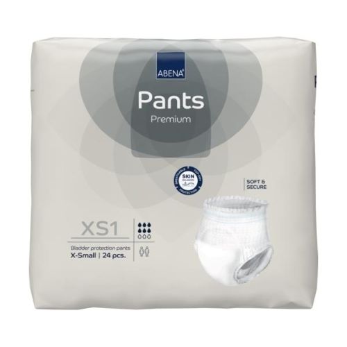 Abena Pants Premuim XS1 Grey 1400ml 45-70cm